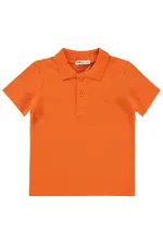 Erkek Çocuk Tişört 2-5 Yaş Oranj - Paket