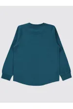 Erkek Çocuk Sweatshirt 6-9 Yaş Koyu Petrol - Paket
