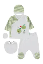 Bebek Zıbın Takımları 0-24 Ay Ekru - Paket