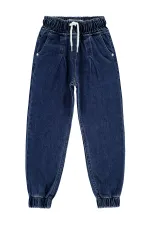 Pantalon pour fille, 6-9 ans, bleu clair - Lot