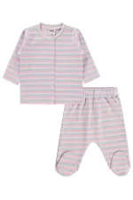 Bebek Pijama Takımı 0-24 Ay Ekru - Paket