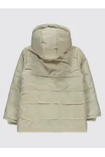 Kız Çocuk Mont 6-9 Yaş Ekru - Paket