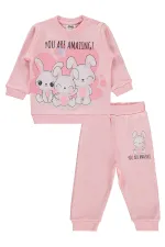 Ensemble bébé 0-24 mois saumon - Pack