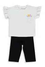 Girls' Outfit Set 2-5 Years Old, Off-Black - Package