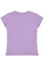 Kız Çocuk Tişört Km 6-9 Yaş Lila - Paket