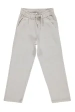 Boys' Trousers, Ages 6-9, Beige - Pack
