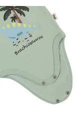 Bebek Çıtçıtlı Badi 0-24 Ay Açık Haki - Paket