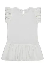 Girls' Jumpsuit and Dress Set, Ages 2-5, Off-White - Package