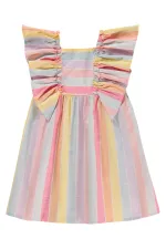 Kız Çocuk Jile ve Elbise 6-9 Yaş Sarı - Paket