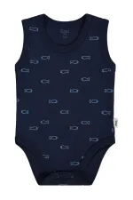 Bebek Çıtçıtlı Badi 0-24 Ay Lacivert - Paket