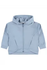 Gilet pour fille, 6-9 ans, bleu - Lot