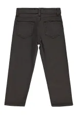 Boys' Trousers, Ages 2-5, Dark Brown - Pack