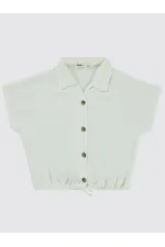 Girl's Shirt 6-9 Years Old Ecru - Package