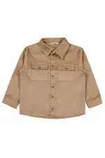 Chemise garçon 6-9 ans en vison - Emballage