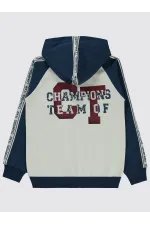 Gilet garçon bleu marine 10-13 ans - Emballage