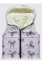 Kız Çocuk Yelek 2-5 Yaş Nazik Lavanta - Paket