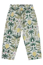 Girls' Trousers, Ages 2-5, Off-White - Pack