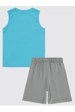 Boys Pajama Set 2-5 Years Old Turquoise - Package