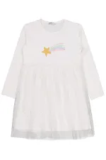 Girl's Vest and Dress 6-9 Years Old Ecru - Package