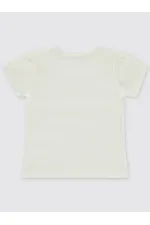 Lot de T-shirts bébé 0-24 mois écru