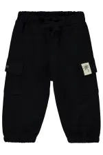 Baby Sweatpants 0-24 Months Black - Pack