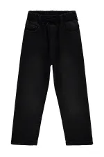 Pantalon en jean pour garçon, 6-9 ans, noir - Lot