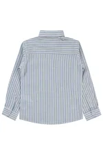 T-shirt garçon, 10-13 ans, bleu - Lot