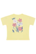 Girls' T-shirt, Ages 10-13, Yellow - Pack