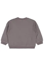 Bebek Sweatshirt 0-24 Ay Füme - Paket