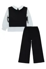 Kız Çocuk Takım 6-9 Yaş Siyah - Paket