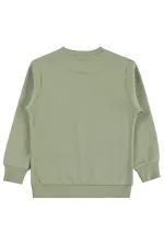Erkek Çocuk Sweatshirt Km 2-5 Yaş Soft Haki - Paket