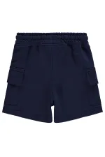 Pantalon Capri garçon, 2-5 ans, bleu marine - Lot