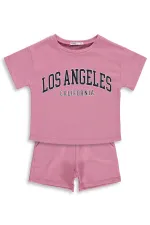 Ensemble d'équipe pour filles de 2 à 5 ans, rose - Pack Ensemble d'équipe pour filles de 2 à 5 ans, rose - Pack
