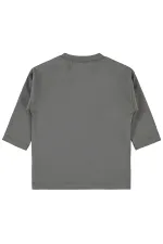 Bebek Sweatshirt 0-24 Ay Füme - Paket