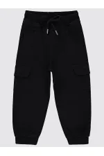 Boy's Trousers 2-5 Years Old Black - Pack