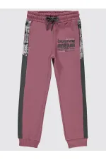 Bas de survêtement fille 10-13 ans, couleur brique pâle - Lot