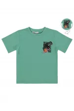 Boys' T-Shirt Km 2-5 Years Green - Pack