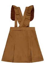 Girl's Vest and Dress 6-9 Years Old Brown - Package Girl's Vest and Dress 6-9 Years Old Brown - Package