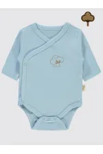 Bebek Çıtçıtlı Tulum 0-24 Ay Mavi - Paket Civil