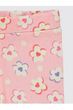 Kız Çocuk Tayt 2-5 Yaş Pembe Şerbet - Paket