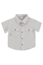 Baby Shirt 0-24 Months Beige - Pack