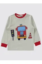 Ensemble pyjama garçon rouge 2-5 ans - Emballage