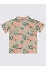 Chemise garçon beige 10-13 ans - Emballage