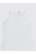 Débardeur fille 2-9 ans Blanc-Lilas - Emballage