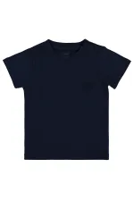 T-shirt bébé, taille 0-24 mois, bleu marine - Emballage