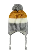 Erkek Çocuk Atkı Bere Eldiven Setleri 6-9 Yaş Gri - Paket