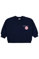 Sweat-shirt bébé 0-24 mois bleu marine foncé - Lot