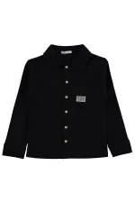 Boys' Shirt, Ages 10-13, Black - Pack