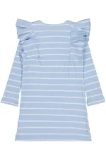 Kız Çocuk Jile ve Elbise 6-9 Yaş Mavi - Paket