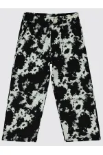 Kız Çocuk Pantolon 6-9 Yaş Siyah - Paket